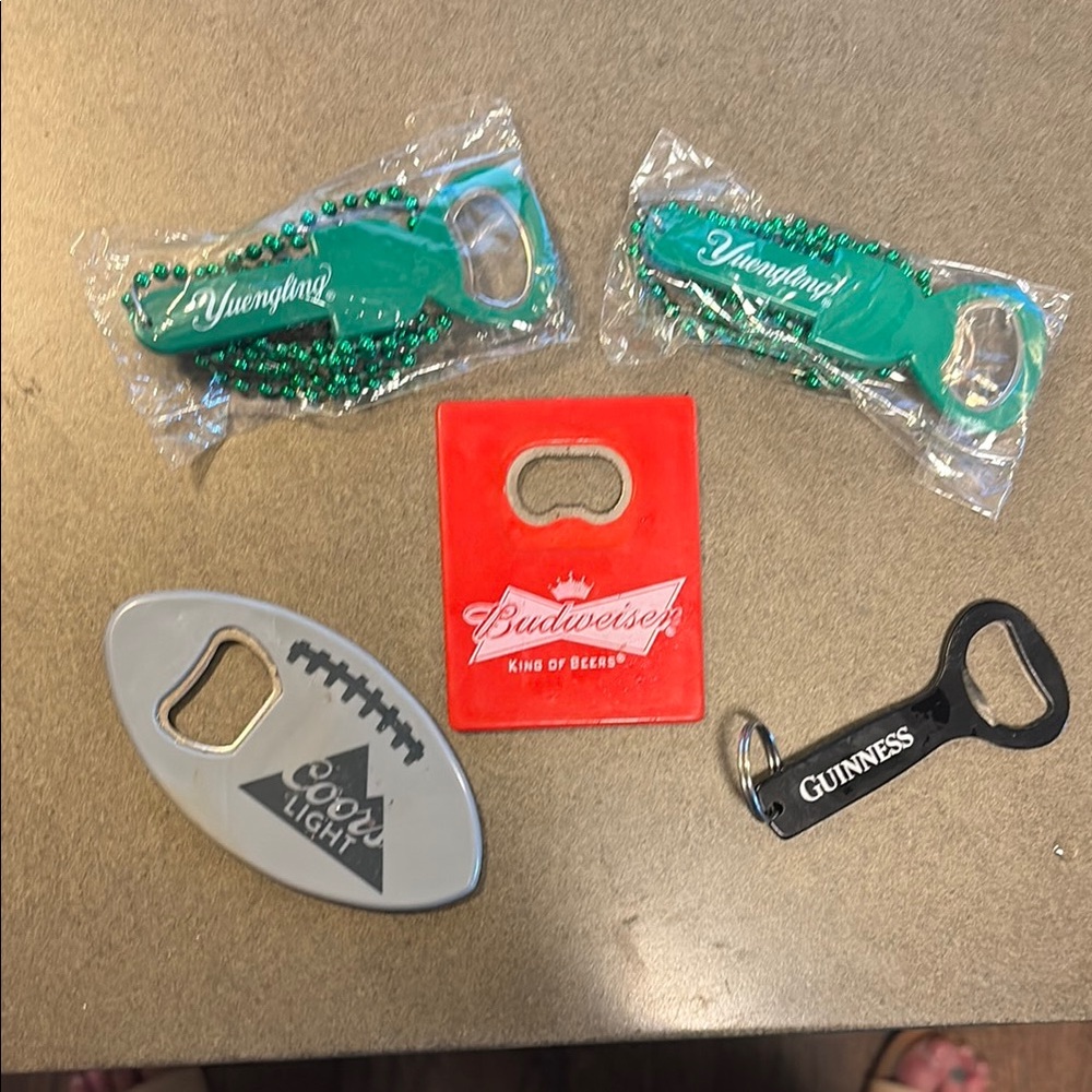 Guinness and other assorted  Bottle Openers
